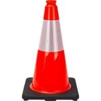 Premium Traffic Cone, 18", Orange, 6" Reflective Collar(s) Canadian Safety Group Inc.