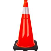 Premium Traffic Cone, 28", Orange, 4" Reflective Collar(s) Canadian Safety Group Inc.