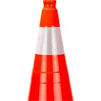 Premium Traffic Cone, 28", Orange, 4" Reflective Collar(s) Canadian Safety Group Inc.