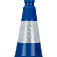 Premium Traffic Cone, 28", Blue, 4" Reflective Collar(s) Canadian Safety Group Inc.