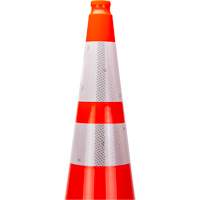 Premium Traffic Cone, 36", Orange, 4" & 6" Reflective Collar(s) Canadian Safety Group Inc.
