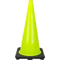 Premium Traffic Cone, 28", Lime Green Canadian Safety Group Inc.