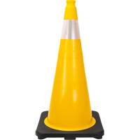 Premium Traffic Cone, 28", Yellow, 4" Reflective Collar(s) Canadian Safety Group Inc.