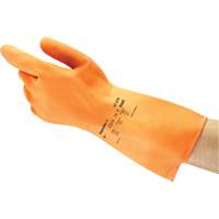 ALPHATEC&reg; 87-320 Gloves, Size 10, 11.8" L, Rubber Latex, Flock-Lined Inner Lining, 18-mil Canadian Safety Group Inc.