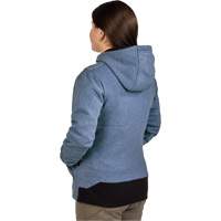 Chandail &agrave; capuchon chauffant M12 avec pile, Femmes, Moyen, Bleu, Poly-coton Canadian Safety Group Inc.