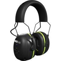 Black & Green Air Defender Bluetooth Earmuffs, Headband Style, 24 dB Canadian Safety Group Inc.