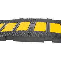 Middle Speed Hump, Rubber, 2' L x 8" W x 1-1/4" H Canadian Safety Group Inc.