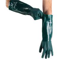 Double Dipped Green Gloves, 18" L, PVC, Cotton Jersey Inner Lining, 70-mil Canadian Safety Group Inc.