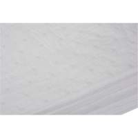Feuilles absorbantes li&eacute;es, Huile seulement, 15" x 19", 14 gal. d'absorption Canadian Safety Group Inc.