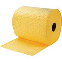 Rouleaux absorbants li&eacute;es, Poids moyen, 150' lo x 15" la, Absorption 8 gal. Canadian Safety Group Inc.