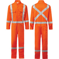 Bizflame&reg; 88/12 Iona 7 oz. FR510 FR Coverall, Size 36, Orange Canadian Safety Group Inc.