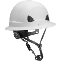 Casque Fibre Metal de style escalade avec bordure compl&egrave;te, R&eacute;pond aux normes CSA type 2, Suspension Rochet, Non ventil&eacute; Canadian Safety Group Inc.