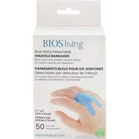 Bandages bleus, Jointures, 3", Tissu d&eacute;tectable, St&eacute;rile Canadian Safety Group Inc.