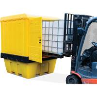 Hard Cover IBC Spill Pallet, 70" L x 70" W x 90" H, 1135 lbs. Load Capacity Canadian Safety Group Inc.
