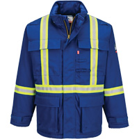 Bizflame&reg; 88/12 Insulated Winter Parka, Blue, Small Canadian Safety Group Inc.