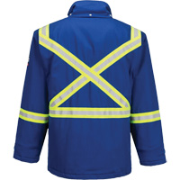 Bizflame&reg; 88/12 Insulated Winter Parka, Blue, Small Canadian Safety Group Inc.