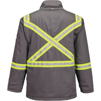 Bizflame&reg; 88/12 Insulated Winter Parka, Grey, Small Canadian Safety Group Inc.
