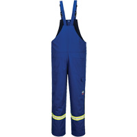 Bizflame&reg; 88/12 Insulated Bib Pants, Cotton/Nylon, Small, Blue Canadian Safety Group Inc.