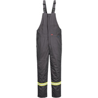 Bizflame&reg; 88/12 Insulated Bib Pants, Cotton/Nylon, Small, Grey Canadian Safety Group Inc.