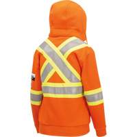 Chandail lourd avec capuchon, Femmes, T-petit, Orange haute visibilit&eacute; Canadian Safety Group Inc.
