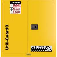 Armoire de s&eacute;curit&eacute; pour produits inflammables Utili-Guard+, 30 gal., 1 Porte(s), 43" La x 44" h x 22" p Canadian Safety Group Inc.
