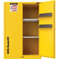 Armoire de s&eacute;curit&eacute; pour produits inflammables Utili-Guard+, 45 gal., 2 Porte(s), 43" La x 65" h x 22" p Canadian Safety Group Inc.