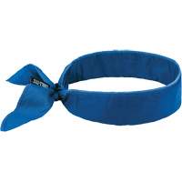 Bandeau de refroidissement Chill-Its 6702 avec polym&egrave;res int&eacute;gr&eacute;s et fermeture &agrave; nouer, Bleu Canadian Safety Group Inc.