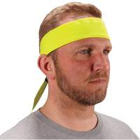 Bandeau de refroidissement Chill-Its 6702 avec polym&egrave;res int&eacute;gr&eacute;s et fermeture &agrave; nouer, Jaune lime haute visibilit&eacute; Canadian Safety Group Inc.
