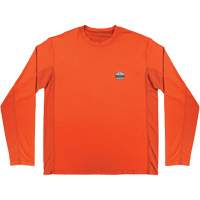 Chemise de refroidissement &agrave; manches longues avec protection solaire et UV Chill-Its 6689, Orange, Petit Canadian Safety Group Inc.