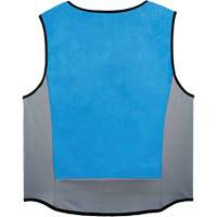 Chill-Its 6667 Wet Evaporative Cooling Vest with Zipper Closure, Medium, Blue Canadian Safety Group Inc.