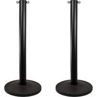 Montant industriel, Hauteur de 37", Noir Canadian Safety Group Inc.