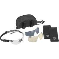 Ensemble de lunettes de s&eacute;curit&eacute; Combat, Lentille Transparent/Fum&eacute;e/Cuivre, Antibu&eacute;e/Anti-&eacute;gratignures, ANSI Z87+ Canadian Safety Group Inc.