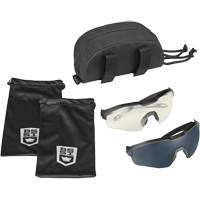 Ensemble de cache-œil pour lunettes de s&eacute;curit&eacute; MY6, Lentille Transparent/Fum&eacute;e, Antibu&eacute;e/Anti-&eacute;gratignures, ANSI Z87+ Canadian Safety Group Inc.