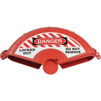 Dispositif de verrouillage coulissant pour vanne &agrave; opercule, Type Volant Canadian Safety Group Inc.