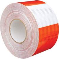 Pellicule souple pour chantiers routiers &agrave; haute intensit&eacute; 382VHIP, 5" la x 150' lo, Orange et blanc Canadian Safety Group Inc.