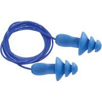 SEALTEC TipGrip Blue 100% Metal Detectable Reusable Earplugs, Corded, One-Size, Bulk - Box, 26 dB NRR dB Canadian Safety Group Inc.
