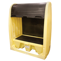 Couvercle dur pour baril et Spillpallet a/drain, 60" lo x 37" la x 72" h, Capacit&eacute; de charge 2000 lb Canadian Safety Group Inc.