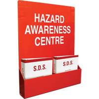 Ensemble de station d'information pour sensibilisation aux risques, Anglais, Compris reliures Canadian Safety Group Inc.