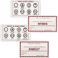 Cartes de portefeuille SIMDUT Canadian Safety Group Inc.