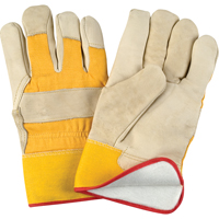 Gant pour ajusteur doubl&eacute;s pour l'hiver r&eacute;sistant &agrave; l'abrasion, T-Grand, Paume en Cuir fleur de vache, Doublure en Molleton de mousse Canadian Safety Group Inc.