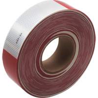 3M Scotchlite Diamond Grade Conspicuity Sheeting Series 983, 2" W x 150' L, Red & White Canadian Safety Group Inc.