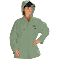 V&ecirc;tements imperm&eacute;ables Hurricane ignifuges et r&eacute;sistants &agrave; l'huile, veste, 4T-Grand, Vert Canadian Safety Group Inc.