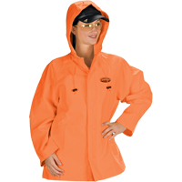 V&ecirc;tements imperm&eacute;ables Hurricane ignifuges et r&eacute;sistants &agrave; l'huile, veste, 4T-Grand, Orange haute visibilit&eacute; Canadian Safety Group Inc.