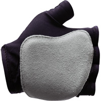 Gants antichocs sans doigts, main droite, T-petit, Paume en Cuir refendu, Poignet &agrave; enfiler Canadian Safety Group Inc.