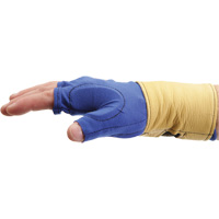 Doublure de gant sans doigts avec retenue au poignet, Taille T-petit, Paume Poly-coton Canadian Safety Group Inc.