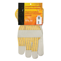 Gants d'ajusteur doubl&eacute;s pour l'hiver &agrave; paume renforc&eacute;e, Grand, Paume en Cuir fleur de vache, Doublure en Molleton de coton Canadian Safety Group Inc.