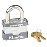 Cadenas &agrave; goupilles, Cl&eacute;s identiques, Acier lamin&eacute;, Largeur de 1-3/4" Canadian Safety Group Inc.