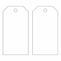 &eacute;tiquettes vierges pour la pr&eacute;vention des accidents, M&eacute;tal, 3" la x 5-3/4" h Canadian Safety Group Inc.