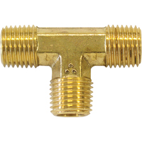 Male Pipe Tee, Brass, 1/2" Canadian Safety Group Inc.