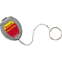 Porte-cl&eacute;s autor&eacute;tractable Key Caddy, Acier inoxydable, C&acirc;ble 21", Fixation Agrafe de ceinture Canadian Safety Group Inc.